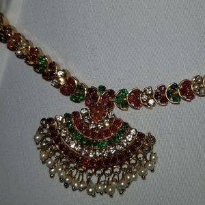 Multi color gems Fashion Jewelry Necklace